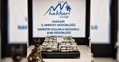 Hakkari’de uyuşturucu operasyonu