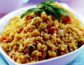 Nohutlu Bulgur Pilavı