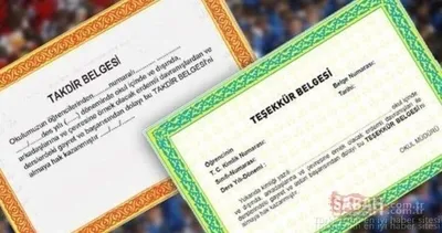 Takdir teşekkür hesaplama 2025: 4, 5, 6, 7, 8, 9, 10, 11 ve 12. sınıf takdir ve teşekkür belgesi hesaplama nasıl yapılır?