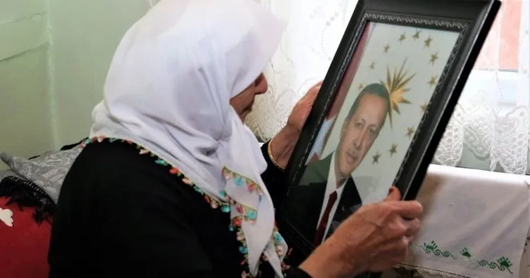 93 yaşındaki Aliye teyzenin Erdoğan sevgisi