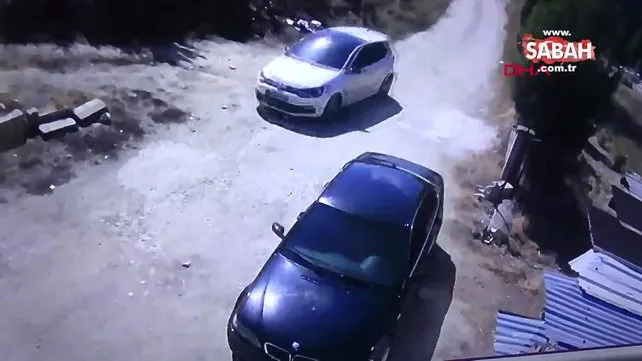 Bilecik'te, araçtan silahlı saldırı anı kamerada | Video
