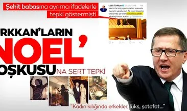 İYİ Partili Türkkan ailesinin köşkte lüks noel partisi sosyal medyayı salladı!