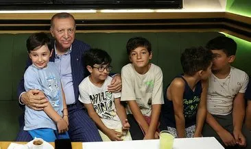 Başkan Erdoğan pastanede vatandaşlarla sohbet etti