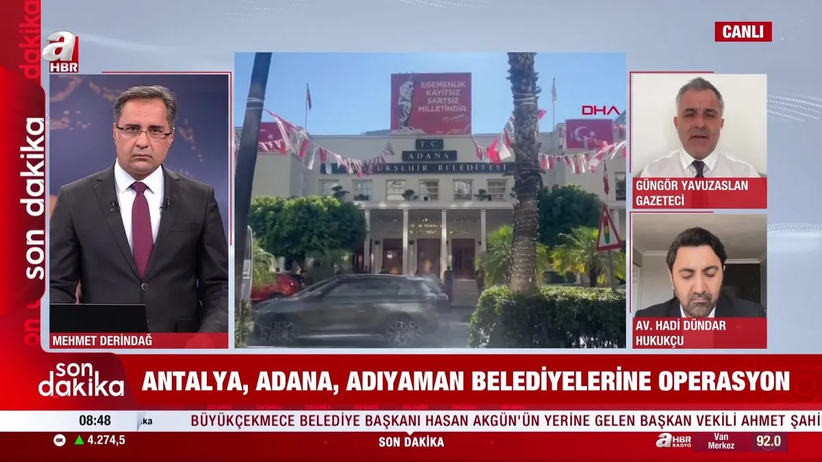SON DAKİKA: CHP'li Adana, Antalya ve Adıyaman Belediyelerine operasyon | Video