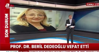 28 Şubat’ta beyin kanaması geçiren Prof. Dr. Beril Dedeoğlu’nun yoğun bakımdaki tedavisine devam ediliyor!