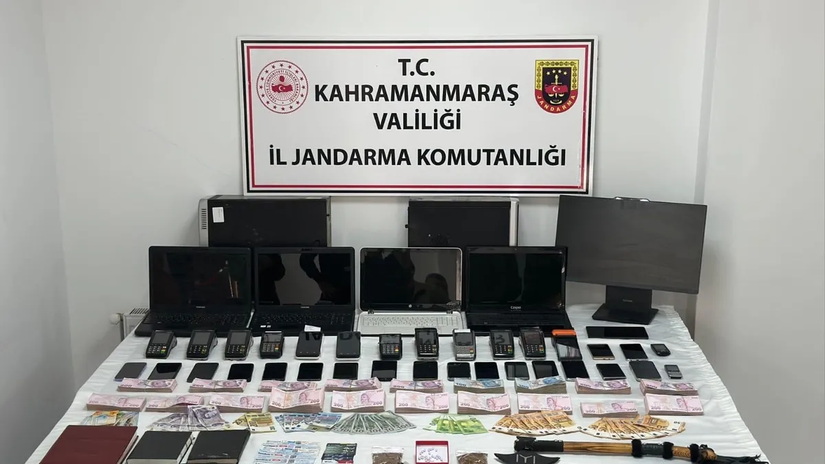 Kahramanmaraş ve Gaziantep’te tefecilik operasyonu! 17 şüpheli tutuklandı Kahramanmaraş ve Gaziantep’te tefecilik operasyonu! 17 şüpheli tutuklandı