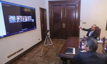 Bakan Çavuşoğlu, Çin, İran, Irak ve İtalya Büyükelçi ve Başkonsoloslarıyla tele konferans yöntemiyle görüştü