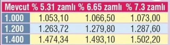 Emeklinin ocak zammı için yeni tahmin! İşte 2020 emekli maaşları listesi...