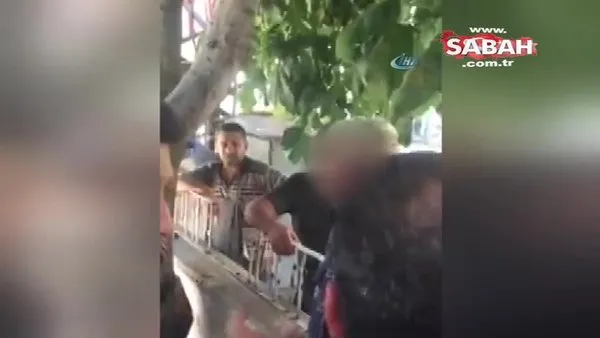 Gaziantep'te tacizci olduğu iddia edilen adamı sokak ortasında tekme tokat böyle dövdüler