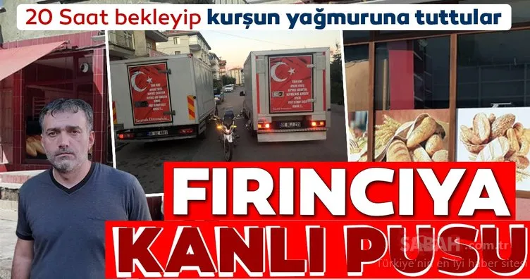 Ankara’da fırıncıyı vurmak için pusuya yatıp, otomatik silahla kurşun yağdırdılar