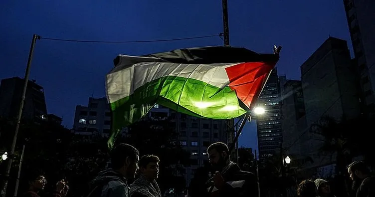 Brezilya’da Filistin’e destek gösterileri düzenlendi