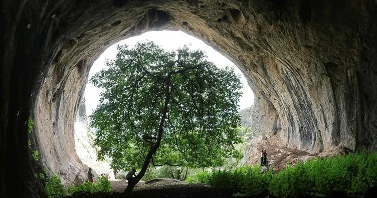 Deliklitaş Mağarası’na ziyaretçi akını