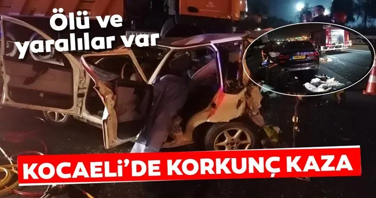 Son dakika: Kocaeli'nde feci kaza! 3 kişi öldü, 4 kişi yaralandı