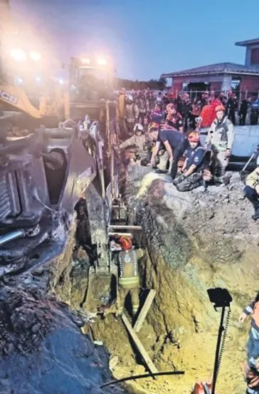 Büyükçekmece’de göçük: 1 ölü, 1 yaralı