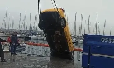 Ünlü model taksiyle denize uçmuştu... Taksiciyi affetti!