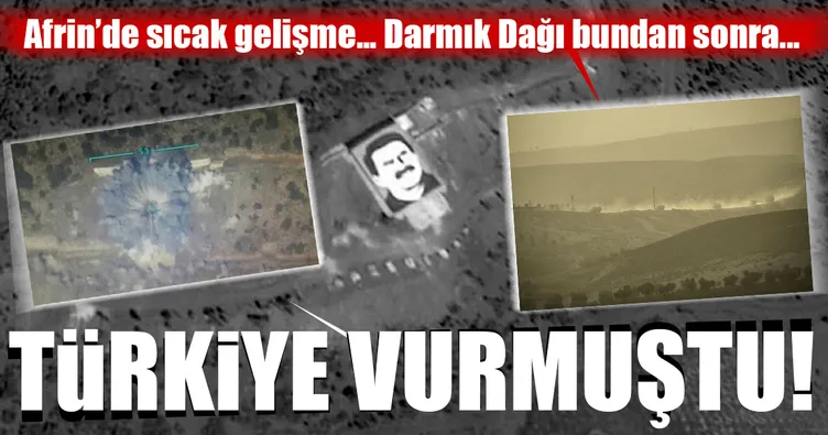 Son Dakika: Afrin, Darmık Dağı'ndan vurulacak