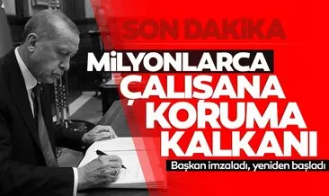 Son dakika haberi: Milyonlarca çalışana müjde! Başkan Erdoğan imzaladı
