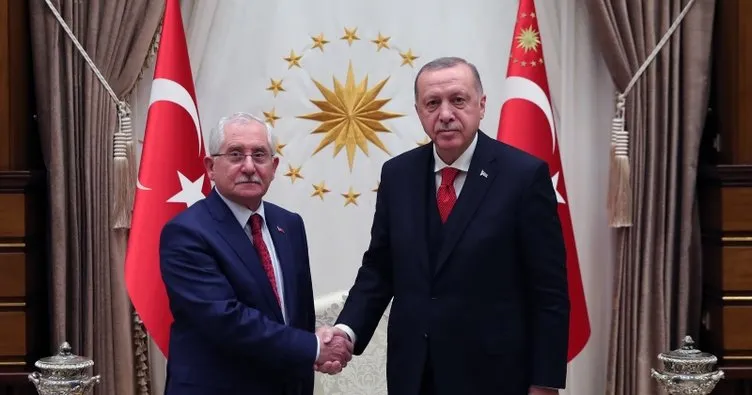 Cumhurbaşkanı Erdoğan, YSK Başkanı Sadi Güven’i kabul etti