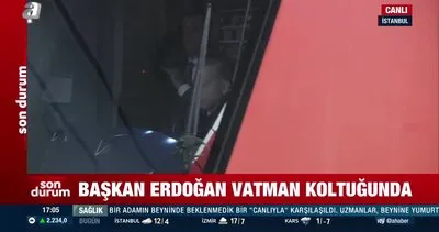 Başkan Erdoğan vatman koltuğunda! İstanbul’a yeni metro hattı | Video