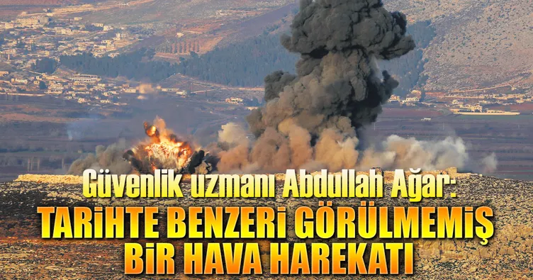 Tarihte benzeri görülmemiş bir hava harekatı