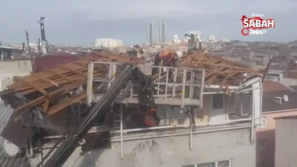 İBB, AK Partili belediyelerin yönettiği ilçelerdeki çatı uçmalarına müdahale etmedi | Video