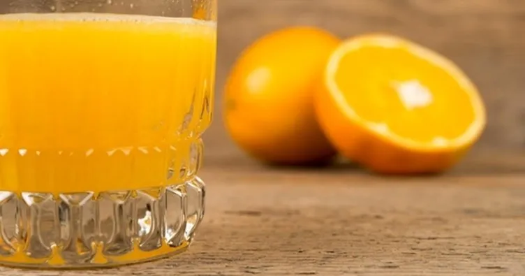 Soğuk havalara karşı portakal suyu
