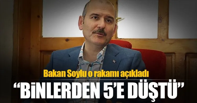 Bakan Soylu: Türkiye’de sadece 5 kişi terör örgütüne katıldı
