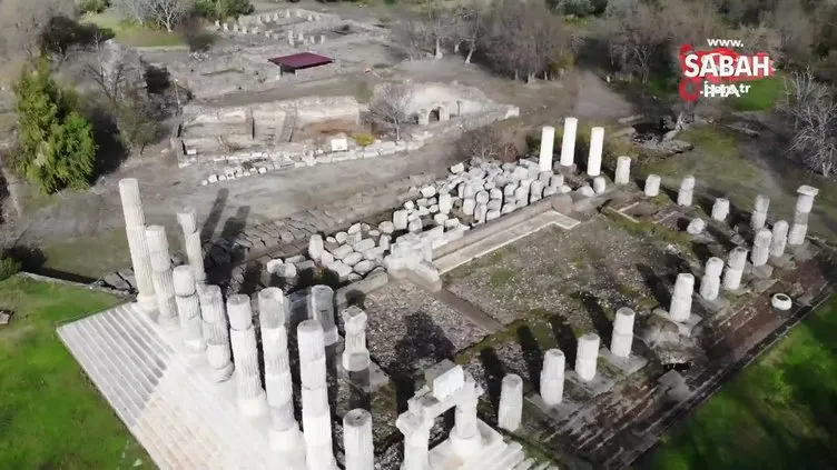 Apollon Smintheus Tapınağı'nda 2 bin yıllık mezar bulundu