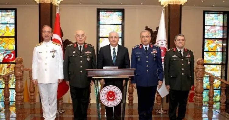 Bakan Güler, TSK komuta kademesini kabul etti