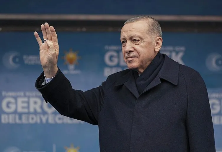 Başkan Erdoğan 31 Mart seçimlerini işaret etti: Siyaset sahnesinden silinecekler