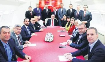 Başkan Erdoğan G7 Liderler Zirvesi dönüşünde uçakta gazetecilere konuştu: Cumhur İttifakı’ndan taviz vermeyiz