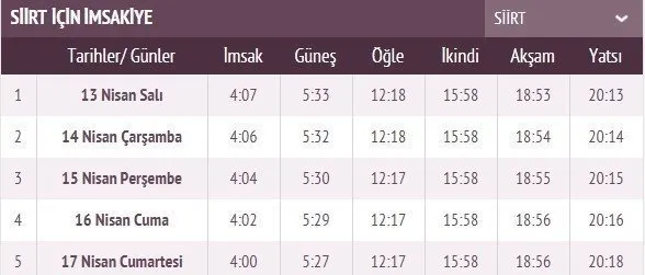 Ramazan İmsakiye takvimi yayınlandı! 2021 İstanbul, Ankara, İzmir imsakiye ile iftar sahur vakti ve il il iftar saatleri! İlk iftar saati, imsak ve sahur vakti saat kaçta?