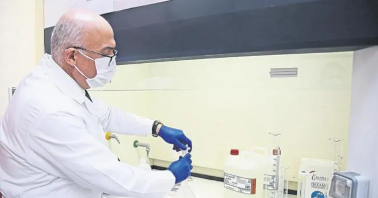 CBÜ, dezenfektanda seri üretime geçiyor