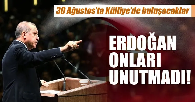 Son dakika: Erdoğan, 30 Ağustos resepsiyonuna o isimleri de davet etti