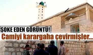 Afrin’de camiyi terör karargahına çevirmişler