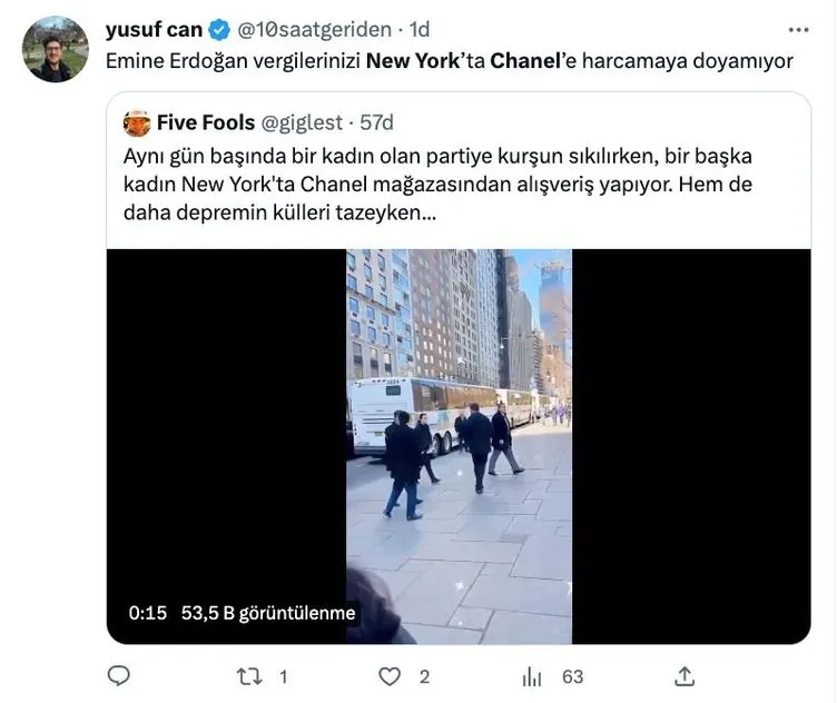 FETÖ’cülerden yeni yalan! Emine Erdoğan'ın Central Park ziyaretini alışveriş gibi gösterdiler