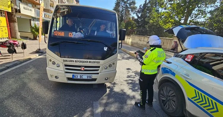 Şanlıurfa trafiğine kadın eli