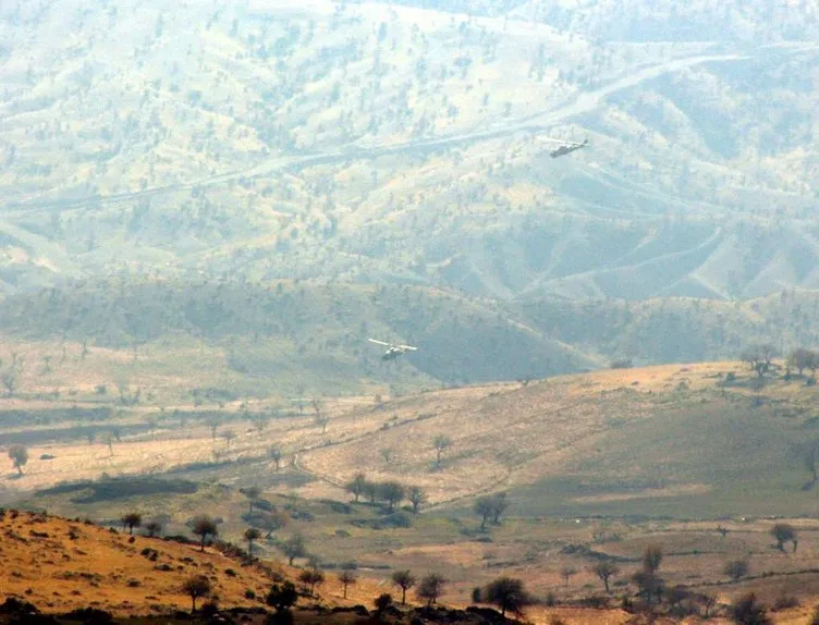 Cudi Dağı’nda hava destekli PKK operasyonu
