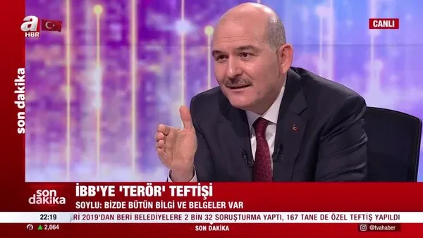 İçişleri Bakanı Süleyman Soylu açıkladı: DİAYDER YPS/PKK’yla bağlantılı alarm durumundayız | Video
