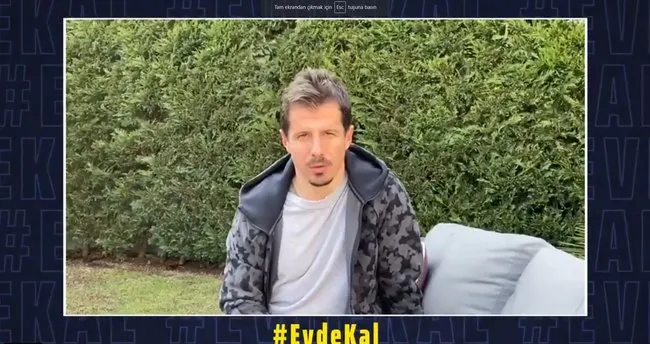 Fenerbahçeli futbolculardan 'Evde kal' çağrısı