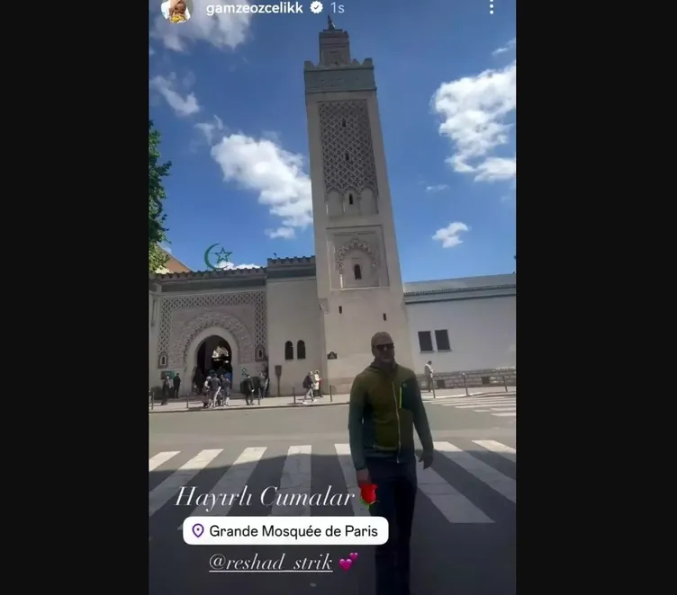 Aşkın başkentinde aşk dolu kare! Gamze Özçelik eşi Reshad Strik’e Paris’te poz verdi, sosyal medya yıkıldı: İşte o pozlar...
