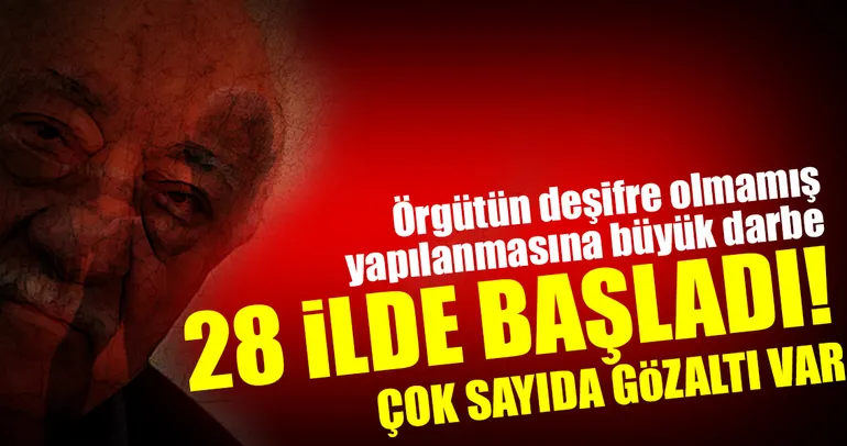 Adıyaman'da FETÖ operasyonu: 21 gözaltı