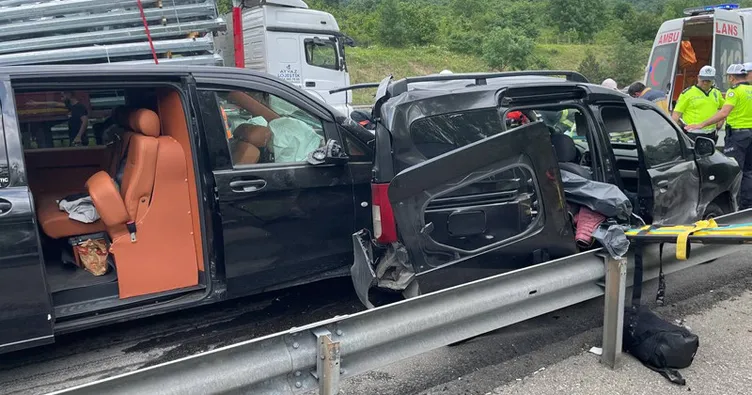 Düzce’de korkunç kaza: 2 ölü var