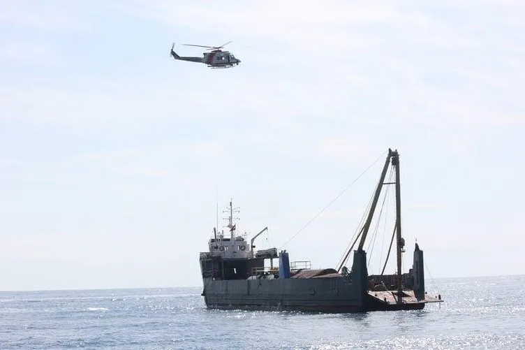Botaş Limanı’nda gemi kurtarma operasyonu
