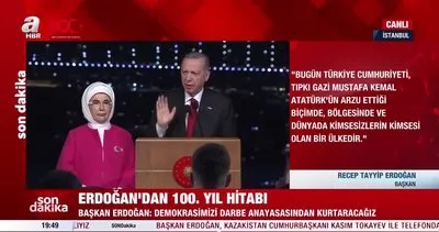 Başkan Erdoğan’dan 100. yıl hitabında tarihi mesajlar: Hiçbir emperyalist güç engelleyemeyecek