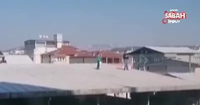 Bursa’da gençlerin ölümcül tehlikeli TikTok oyunu kamerada | Video