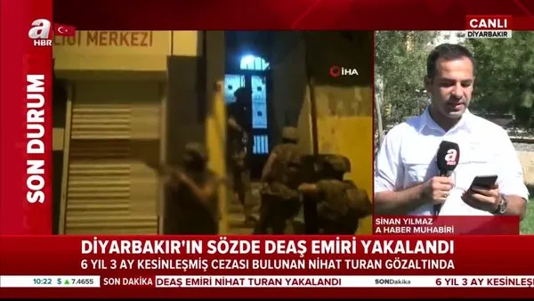 DEAŞ'ın sözde Diyarbakır emiri Nihat Turan yakalandı | Video