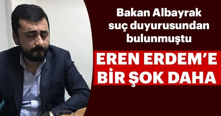 Eren Erdem'e bir şok daha