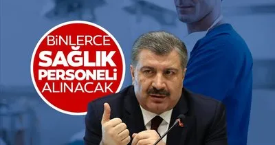 Sağlık Bakanlığı 36 bin sözleşmeli personel alımı yapacak! Bakan Koca duyurdu