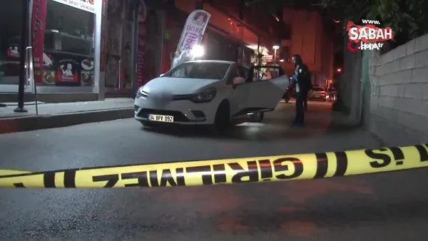 İzmir'deki korkunç cinayet kamerada! Taksiden inen iki kişi ateş edip böyle kaçmış | Video